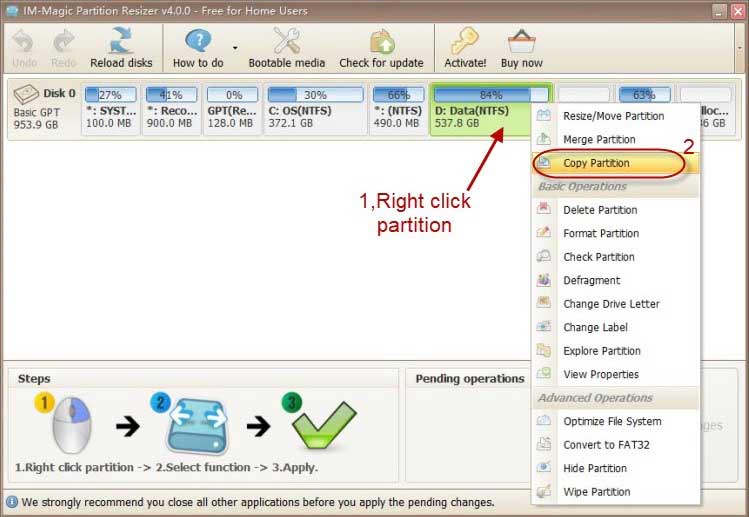 clone disk to backup data