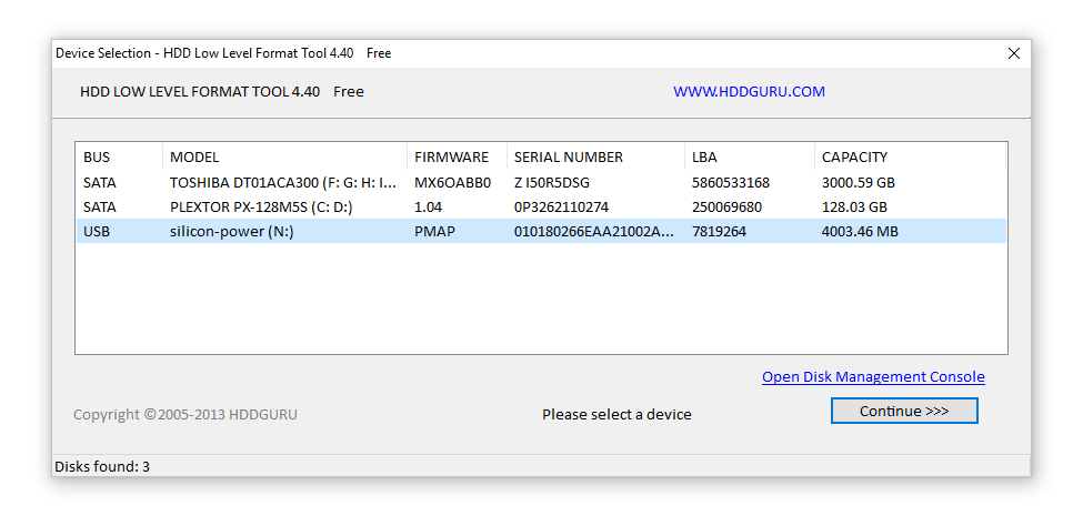 Free USB Storage Format Tool when Format