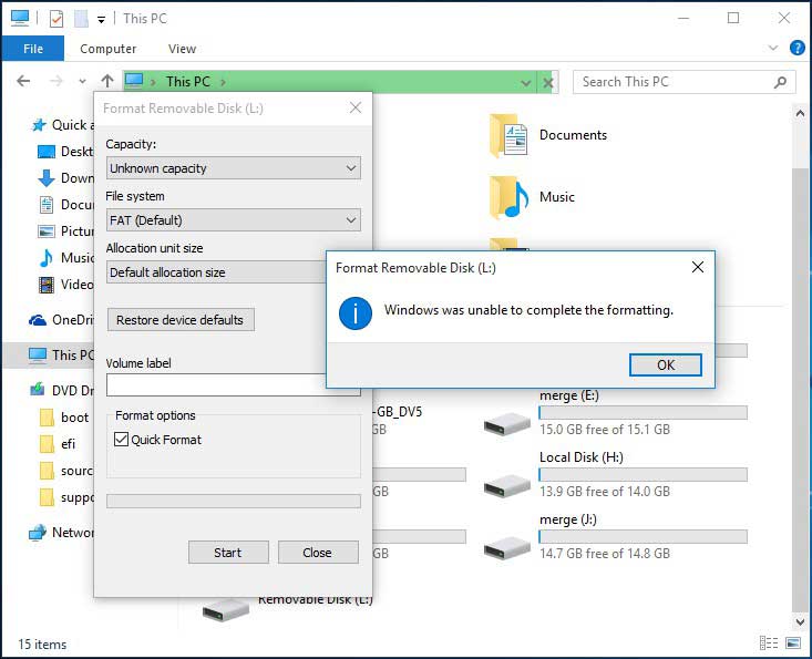 microsoft windows 10 usb format tool
